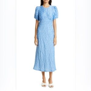Baby Blue Sweetheart Midi Dress